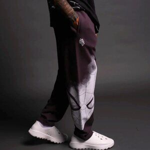 Darc Sport Spider Senses Kumite V2 Sweat Pants in Purple Night, L NWT